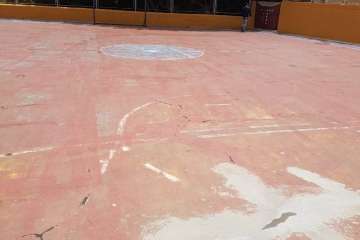  Hornos del Rey presume de una cancha deportiva remozada (Foto TA)